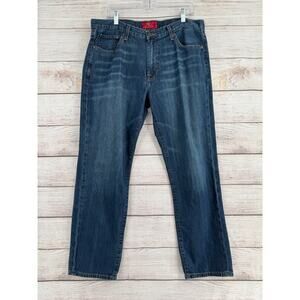 Lucky Brand 221 Original Straight Leg Jeans Mens 36x30 Blue Medium Wash Denim